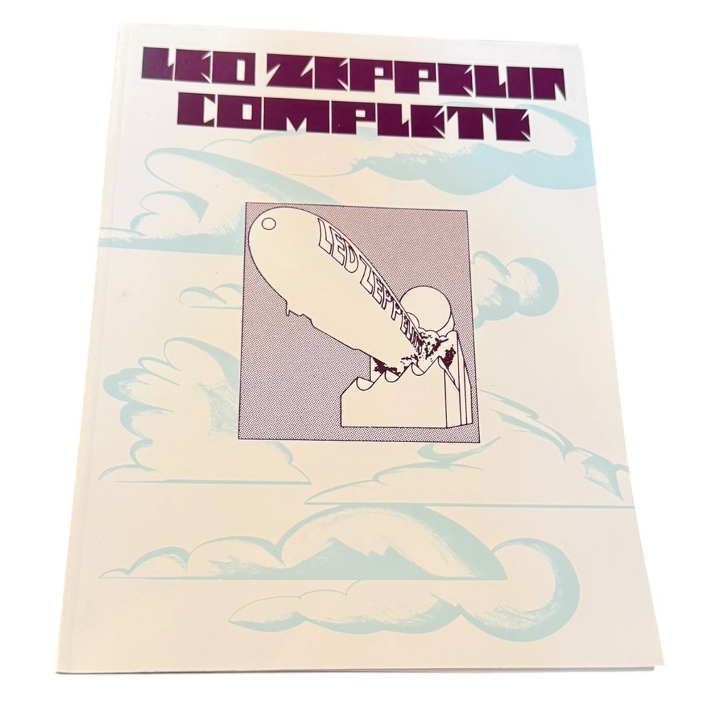 Led Zeppelin Complete Vintage Sheet Music Songbook Piano Vocal Guitar 1973